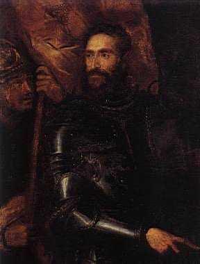 unknow artist Pier Luigi Farnese di Tiziano oil painting image
